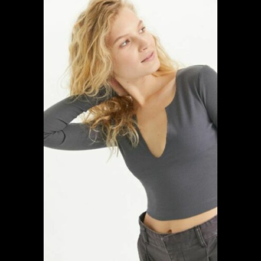Urban Outfitters BDG Nala Notch Neck Crop Top